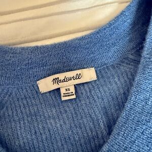 Madewell Soft Blue Crew Neck Sweater